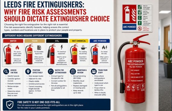 Leeds Fire Extinguishers: Why Fire Risk Assessments Should Dictate Extinguisher Choice