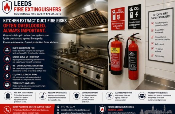 Leeds Fire Extinguishers: Why Kitchen Extract Duct Fire Risks Are Often Overlooked In Commercial Premises
