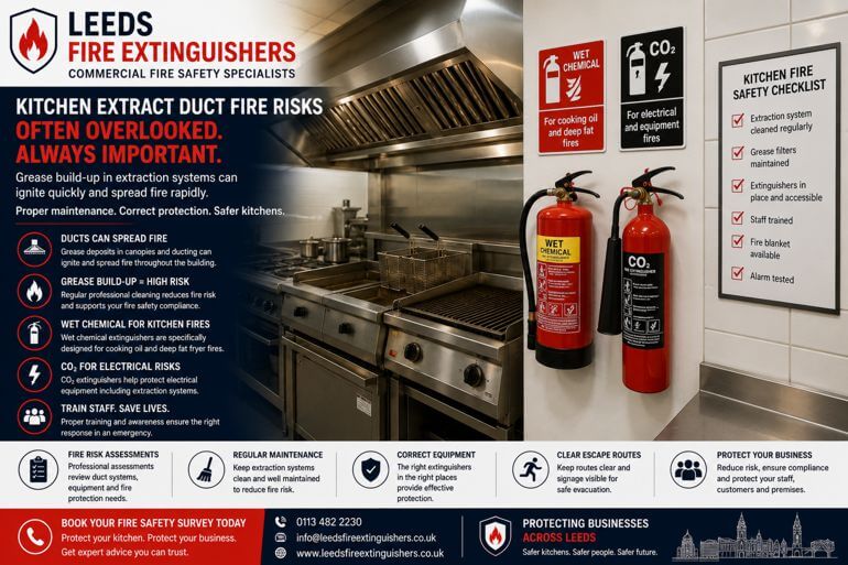 Leeds Fire Extinguishers: Why Kitchen Extract Duct Fire Risks Are Often Overlooked In Commercial Premises